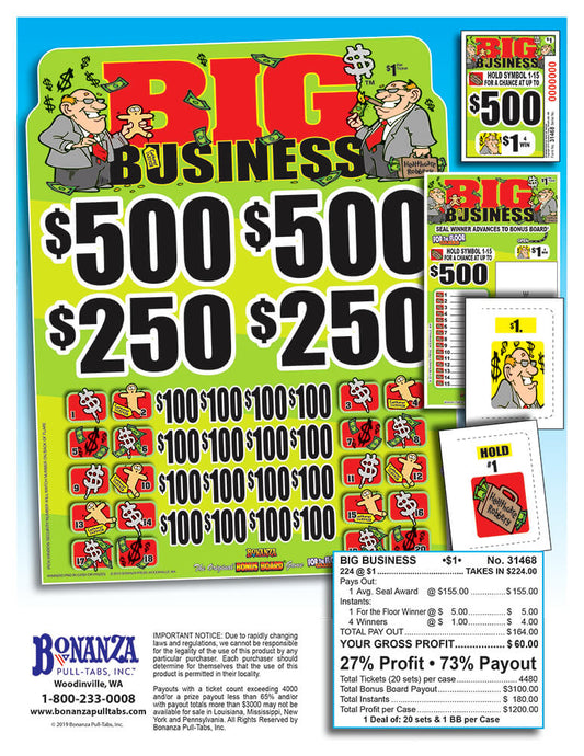 Big Business Pull Tabs