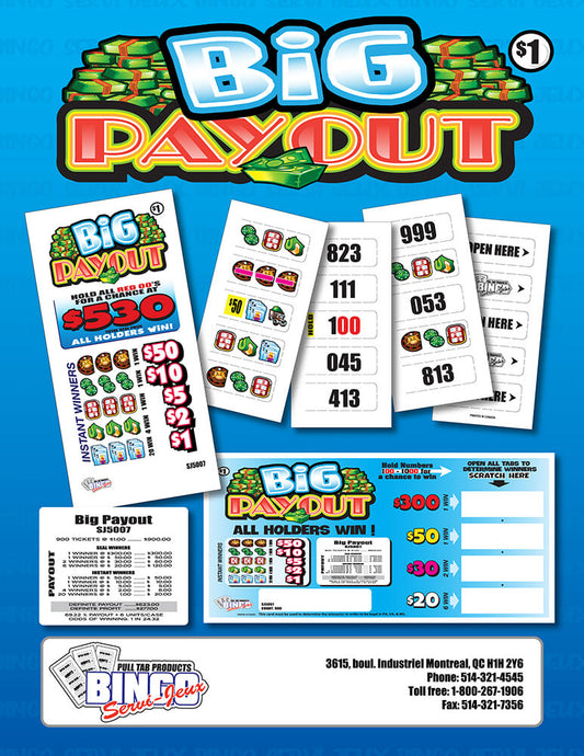 Big Payout Pull Tabs