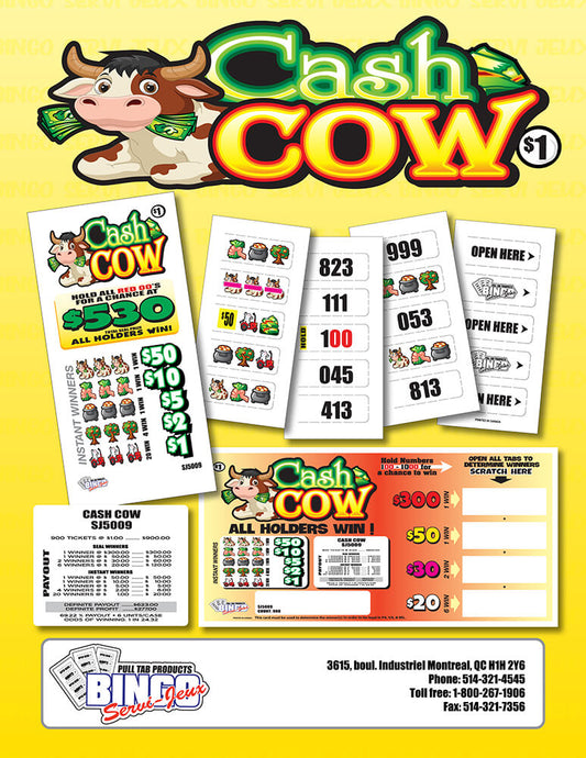 Cash Cow Pull Tabs